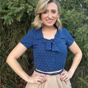 Bonnie Blouse in Navy